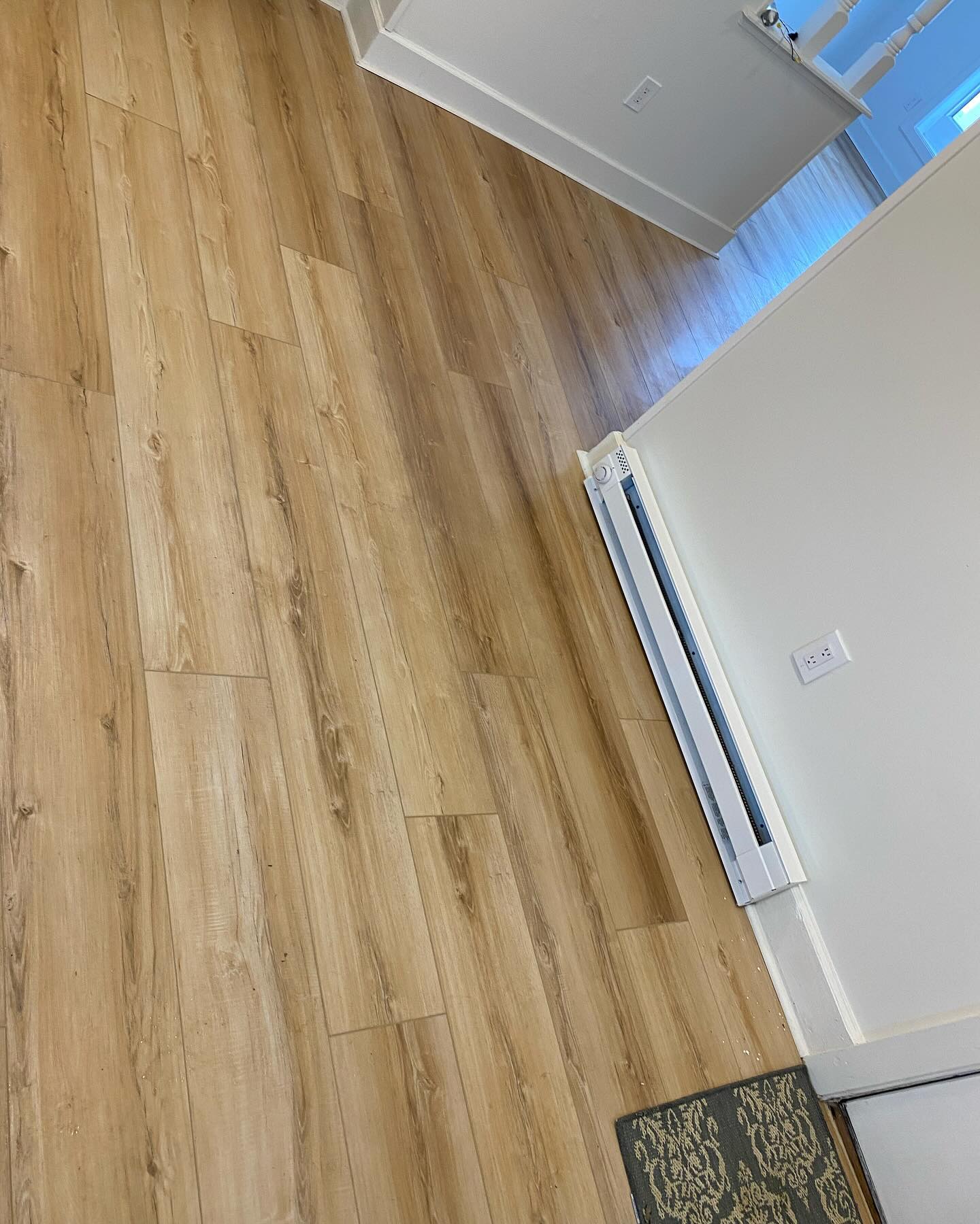 Completed flooring installation and interior improvement project by Always Best Solutions LLC