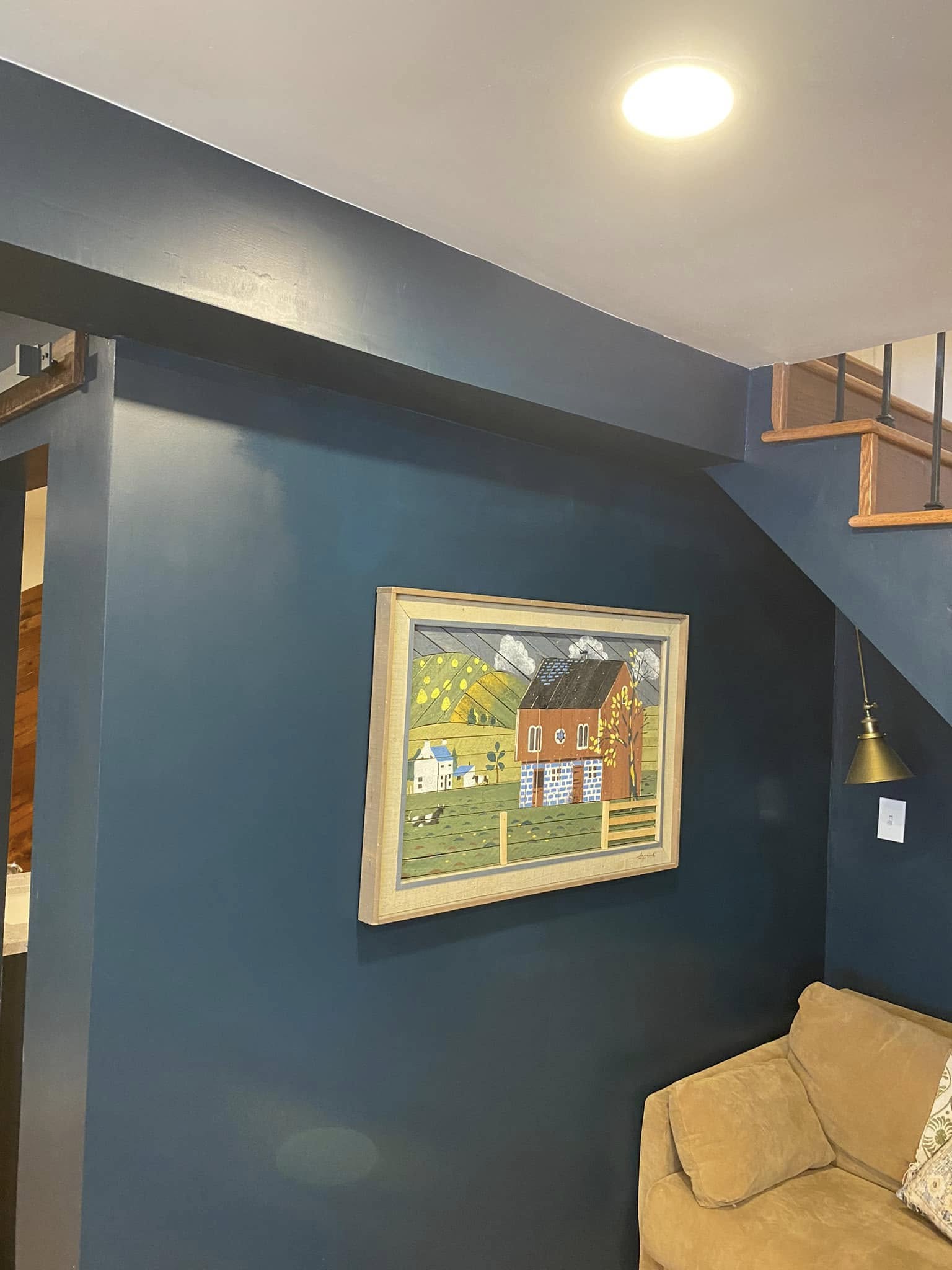 Completed painting and interior wall finish project by Always Best Solutions LLC in Bunker Hill West Virginia