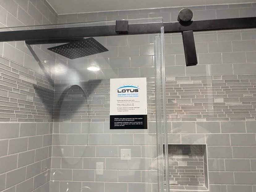 Completed bathroom tile fixture and finish detail work by Always Best Solutions LLC