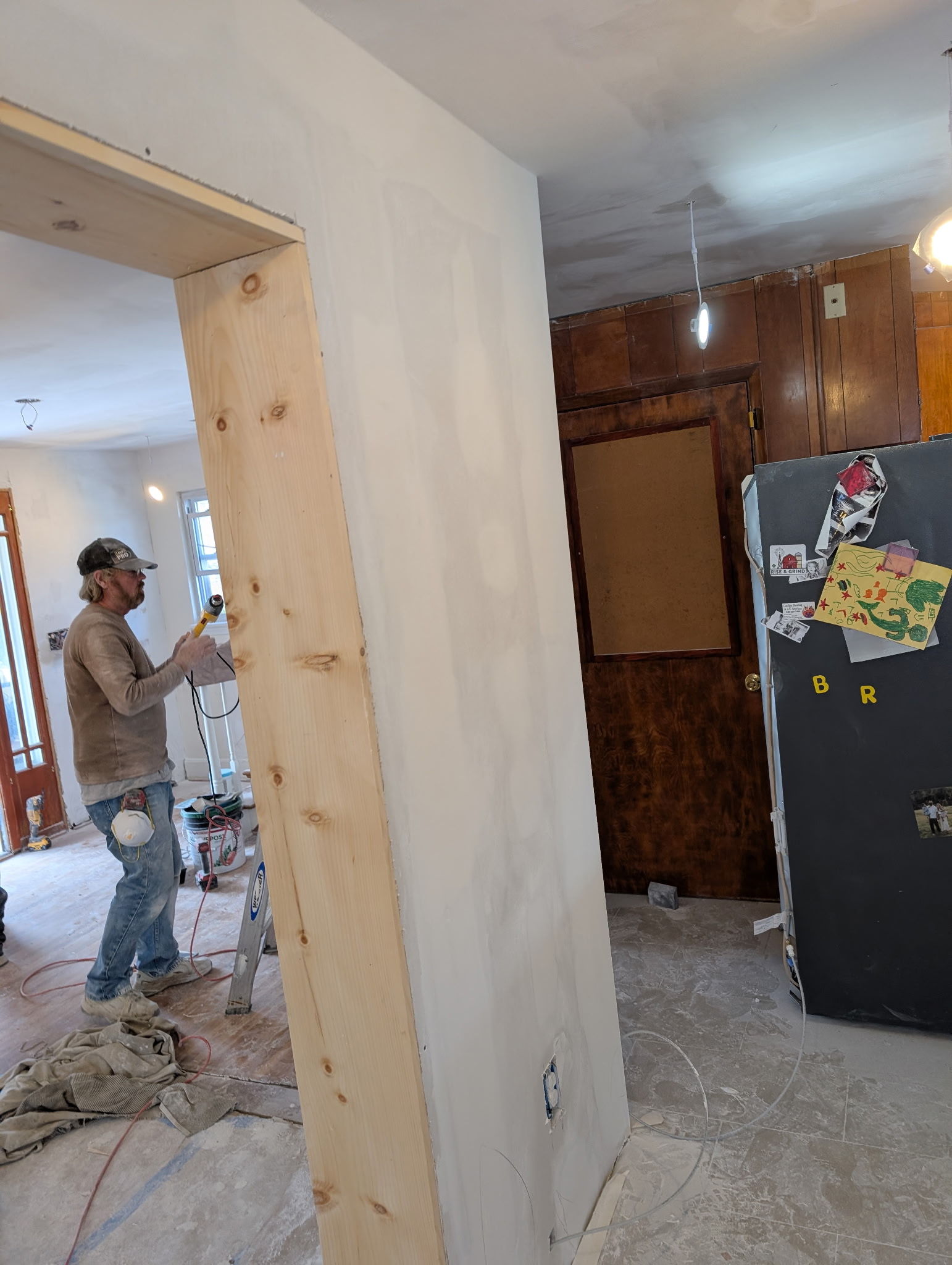 Kitchen and interior remodeling work in progress by Always Best Solutions LLC in Bunker Hill West Virginia